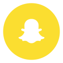 Snapchat logo circle